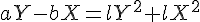aY-bX=lY^2+lX^2